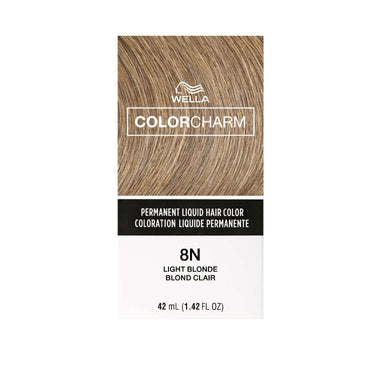 Wella Color Charm Permanent Liquid Hair Color 8N Light Blonde – 1.42 fl oz - ANNS BEAUTY SUPPLY